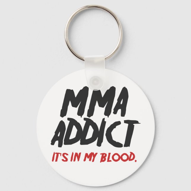 MIXED MARTIAL ARTS-Süchtig Schlüsselanhänger (Vorderseite)