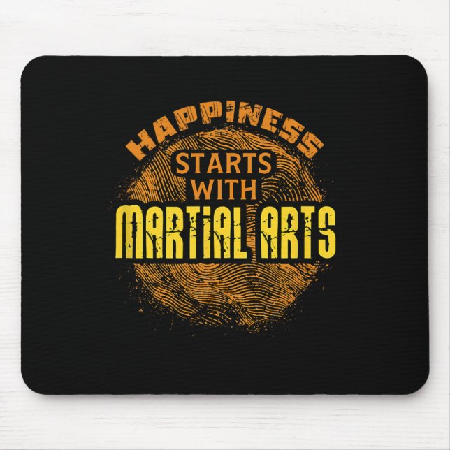 Mixed Martial Arts Training Judo Karate Boxing Mix Mousepad (Vorne)