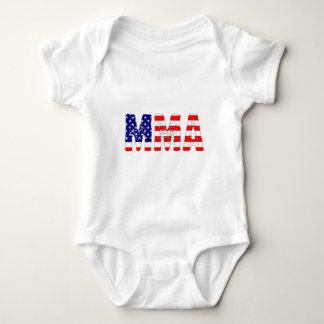 MIXED MARTIAL ARTS-USA-Flagge Baby Strampler
