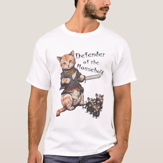 MIXED MARTIAL ARTS | Watchman Cat Defender T-Shirt (Vorderseite)