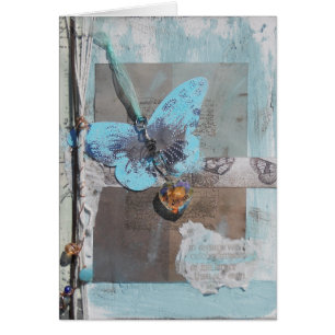 Mixed Media Art Butterfly Dream