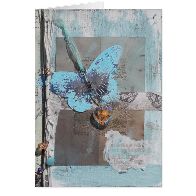 Mixed Media Art Butterfly Dream (Vorne)