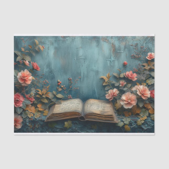 Mixed Media Book Seidenpapier (Vorderseite)