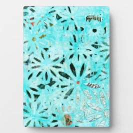 Mixed Media Daisy Art Fotoplatte