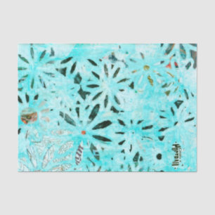 Mixed Media Daisy Art Seidenpapier