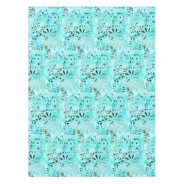 Mixed Media Daisy Art Tischdecke