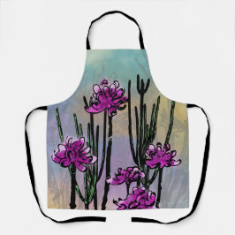 Mixed Media Desert Bloom Schürze