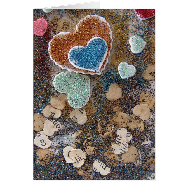 Mixed Media Hearts (Vorne)