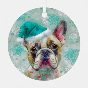 Mixed-Media-Hunde-Druck-Ornament AP443B1 Ornament Aus Metall