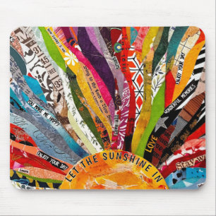 Mixed Media Sonne Mousepad
