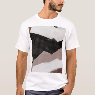 Mixed mediale Malerei, minimalistisch abstraktes D T-Shirt