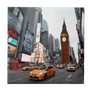 Mixed Up World! - New York City & London Fliese