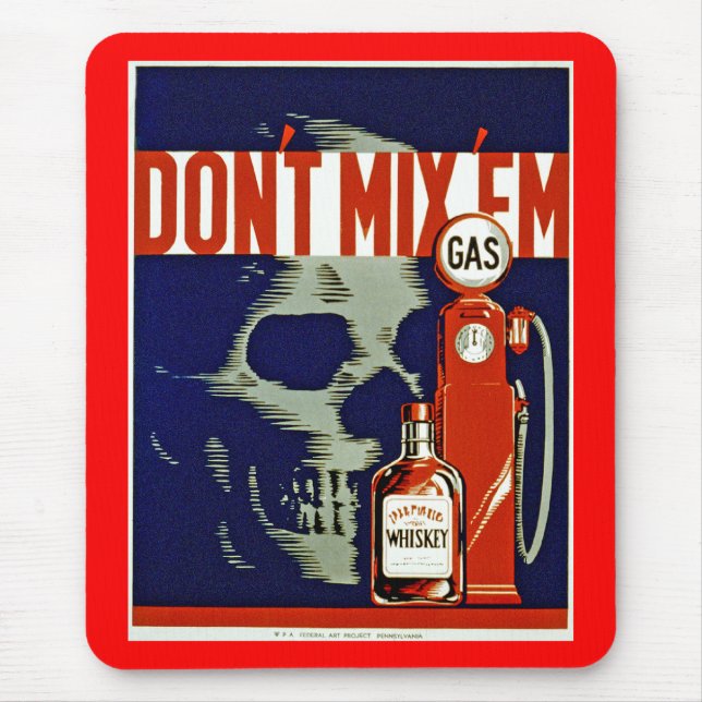 Mix'Em nicht Mousepad (Vorne)