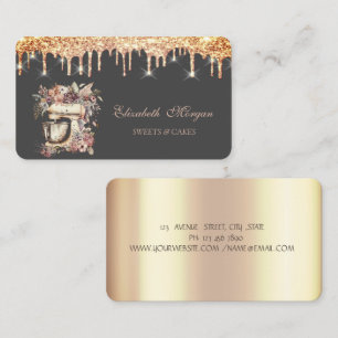 Mixer Blume Chic Tropfens Backwerkzeuge Visitenkarte