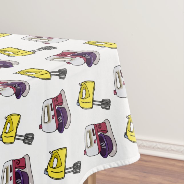Mixer-Cartoon-Abbildung Tischdecke (Beispiel)
