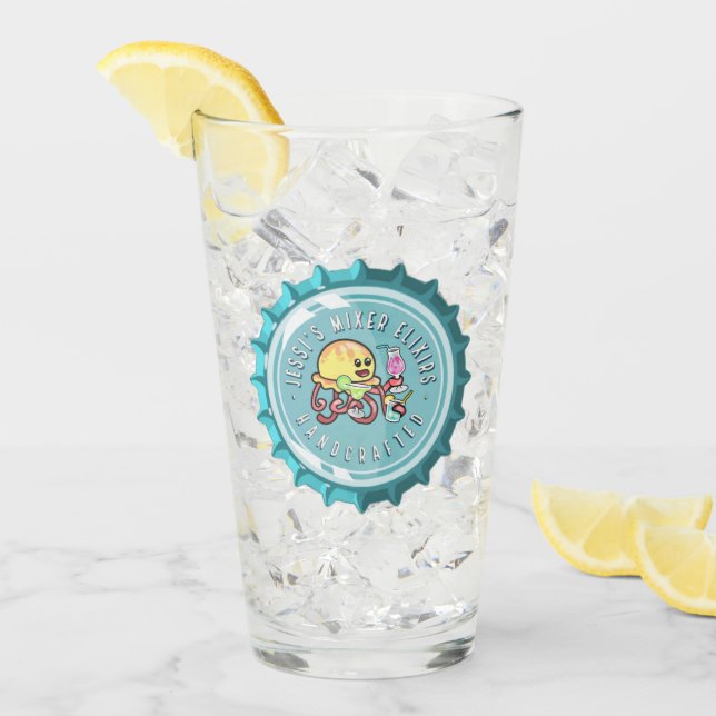 Mixer Elixir Pint Glas - Long Island Iced Tee (Vorderseite Ice)