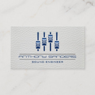 Mixer Lederuntergrund Visitenkarte