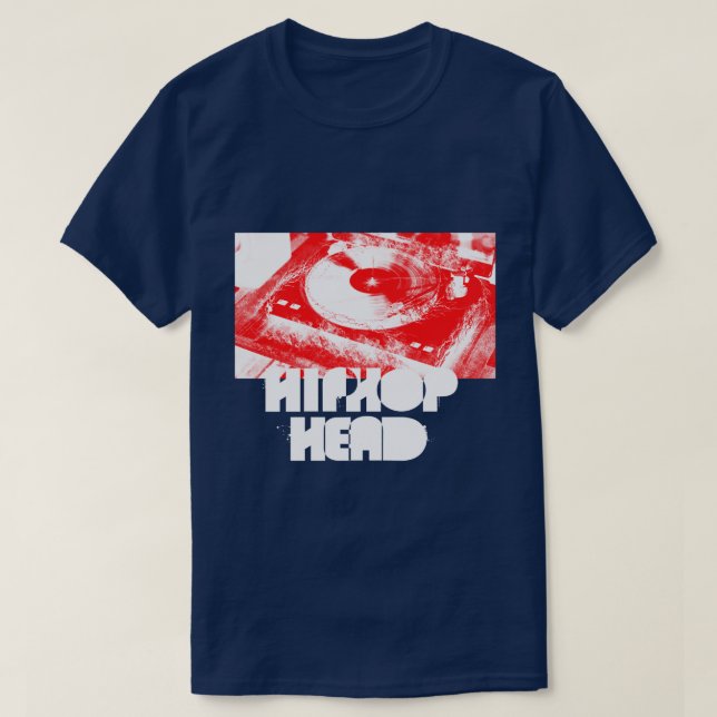 MixMaster DJ HipHopHead  T-Shirt (Design vorne)