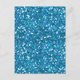 MIXMATCH ROYAL BLUE WHUE GLITZER HINTERGRUNDPROBE POSTKARTE