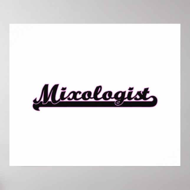 Mixologe Classic Job Design Poster (Vorne)