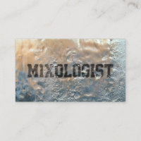 Mixologe Creative Frozen Ice Typografy