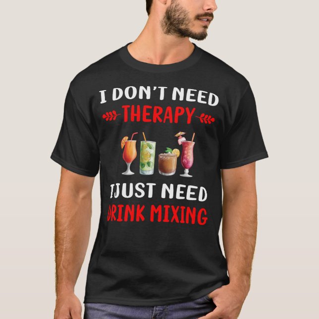 Mixologe Mixology Bartending T-Shirt (Vorderseite)