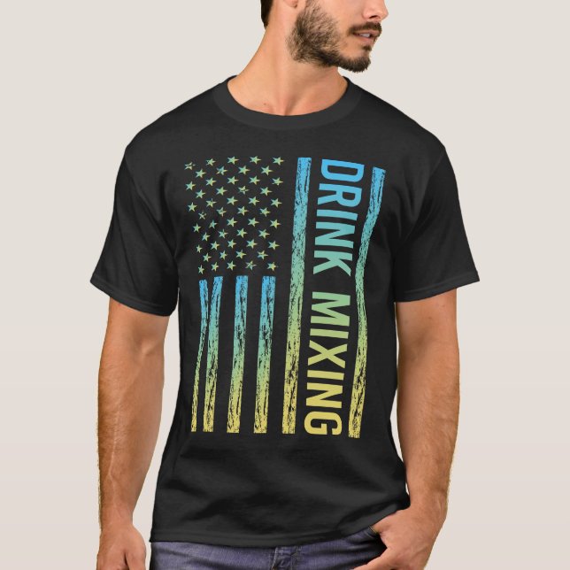 Mixologe Mixology Bartending T-Shirt (Vorderseite)