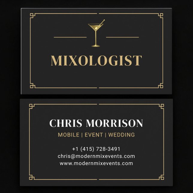 Mixologe Profi Visitenkarte (Von Creator hochgeladen)