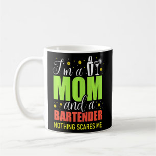 Mixologin Bar Mutter bin Mama und Barkeeper Kaffeetasse