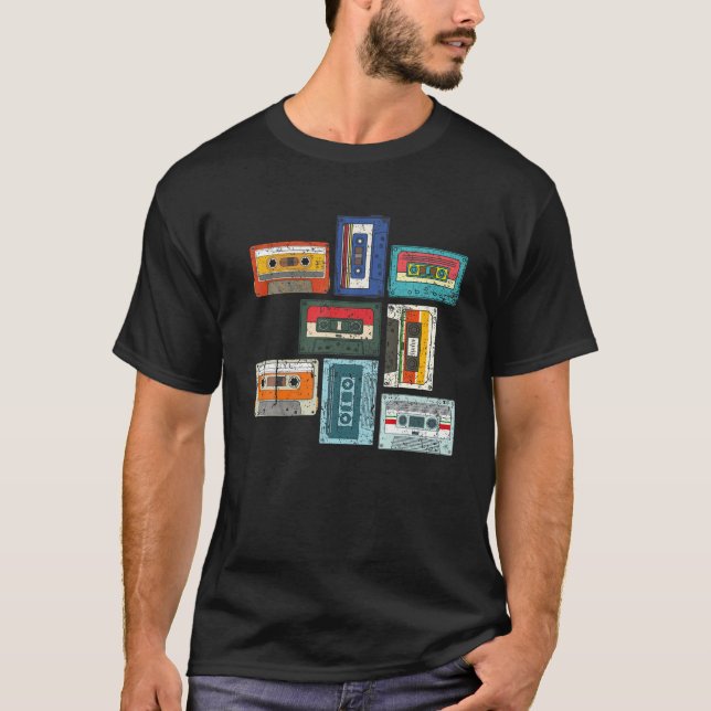 Mixtape Retro 80S Cassettes 80er Music C T-Shirt (Vorderseite)