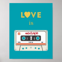 Mixtape Retro Poster