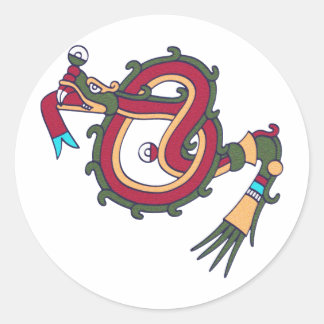 Mixtec-Server Runder Aufkleber