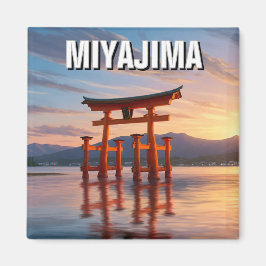 Miyajima Floating Torii Itsukushima Shrine Travel Magnet