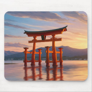 Miyajima Floating Torii Itsukushima Shrine Travel Mousepad