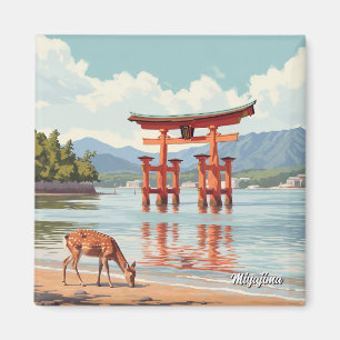 Miyajima Schwimmendes Torii Itsukushima-Schrein Re Magnet
