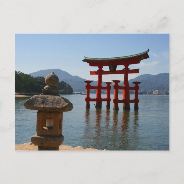 Miyajima-Tor Postkarte (Vorderseite)