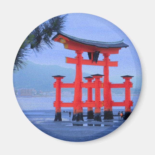 Miyajima Torii Gate Japan Magnet (Vorne)