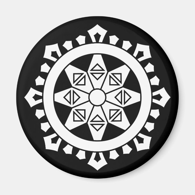 Miyake Dharma Chakra Magnet (Vorne)