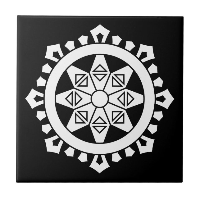 Miyake dharma charka fliese (Vorderseite)