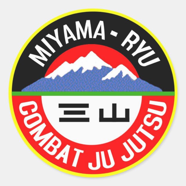 MIYAMA LOGO RUNDER AUFKLEBER (Vorderseite)