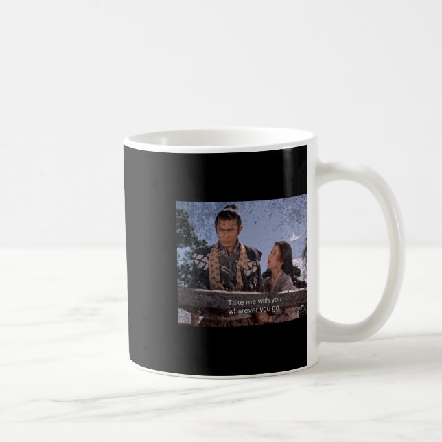 Miyamoto Musashi Otsu - Samurai Trilogy Bridge Sce Kaffeetasse (Rechts)