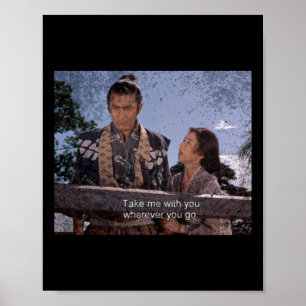 Miyamoto Musashi Otsu - Samurai Trilogy Bridge Sce Poster