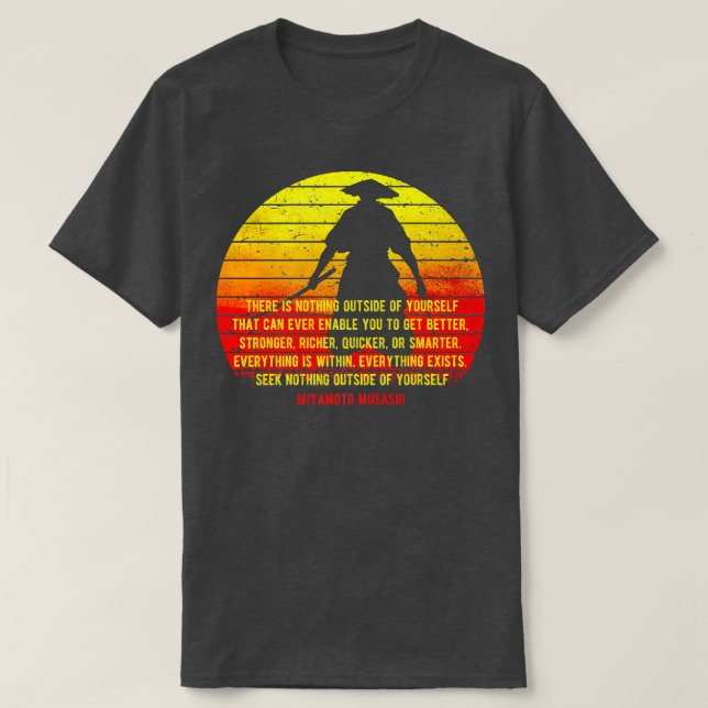 Miyamoto Musashi Samurai, Ronin Premium T-Shirt (2 (Design vorne)