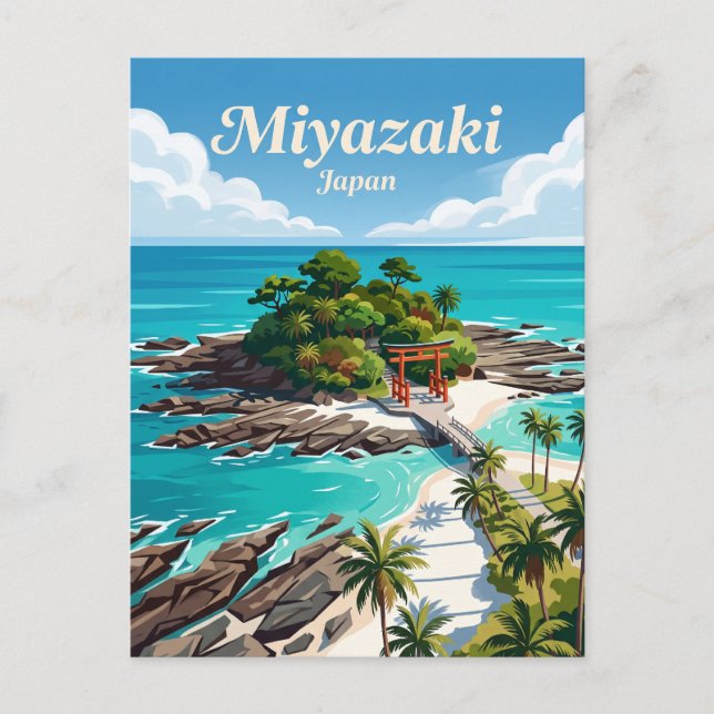 Miyazaki Japan Postkarte (Vorderseite)
