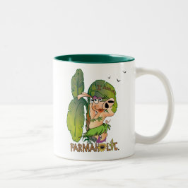 Miz ChaCha Zwei-Ton Tasse (2 mit Seiten versehen)