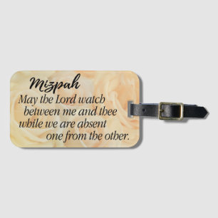 Mizpah   Gelbe Rose Gepäckanhänger