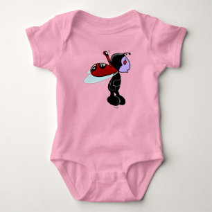 Mizz Ladybug Baby Strampler