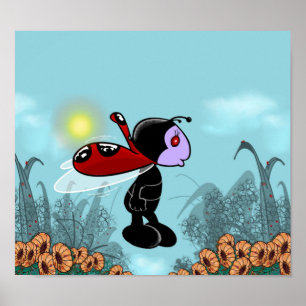 Mizz Ladybug Poster