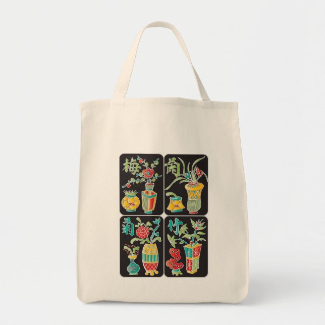 MJ Blumen/Saisonen-Tasche Tragetasche (Vorne)