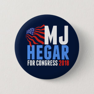 MJ Hegar für den Kongress 2018 Button